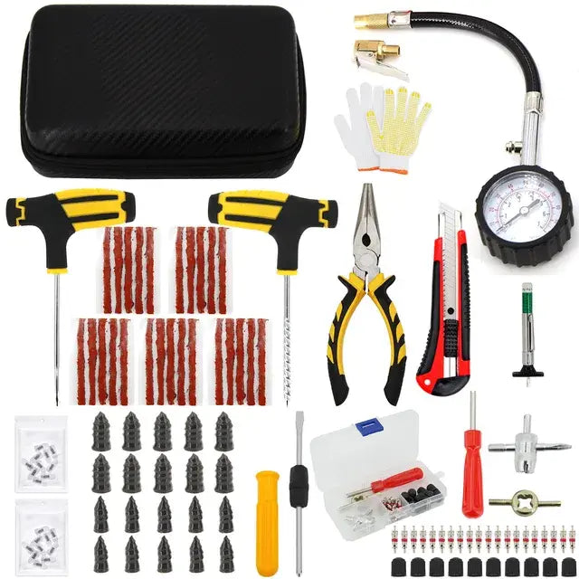 Car Tire Repair Tool Kit